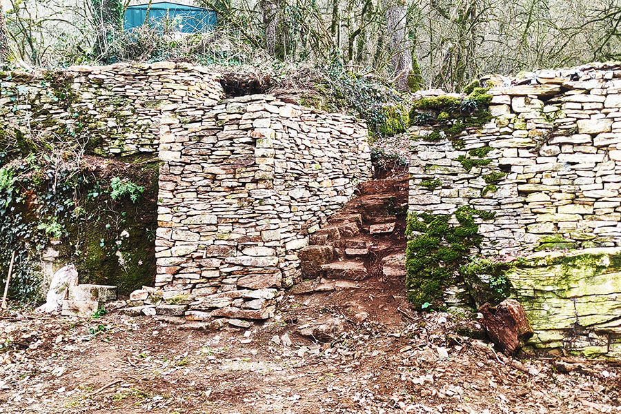 assemblage de pierres sans mortier